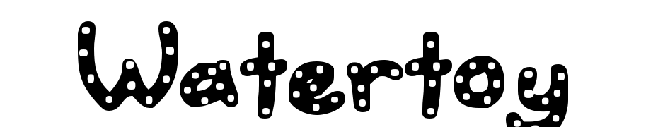 Water Toy Font Download Free
